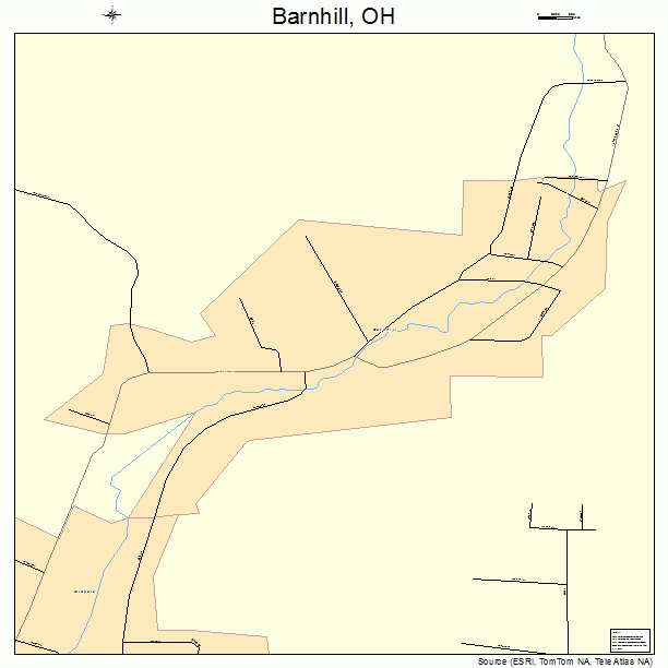 Barnhill, OH street map
