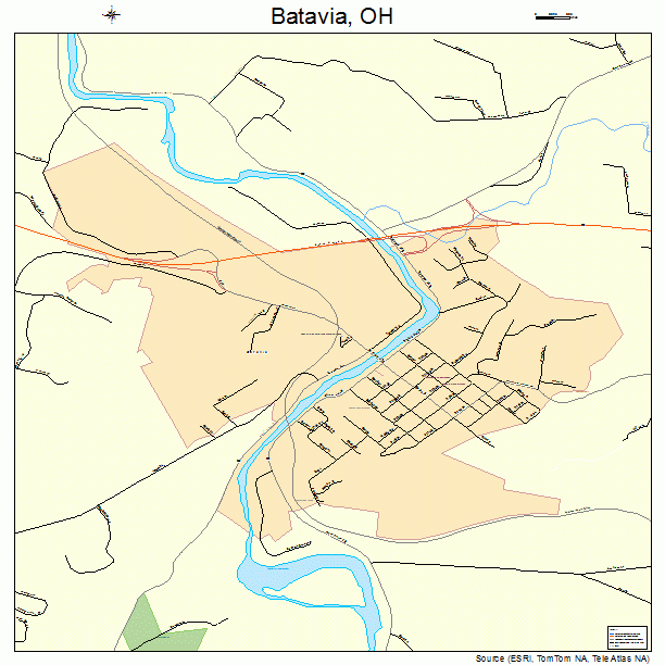 Batavia, OH street map