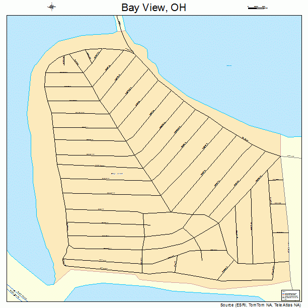 Bay View, OH street map