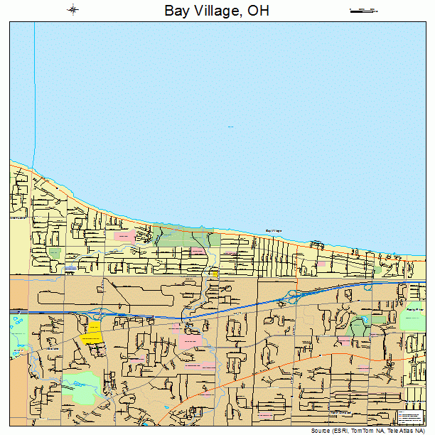 Bay Village, OH street map