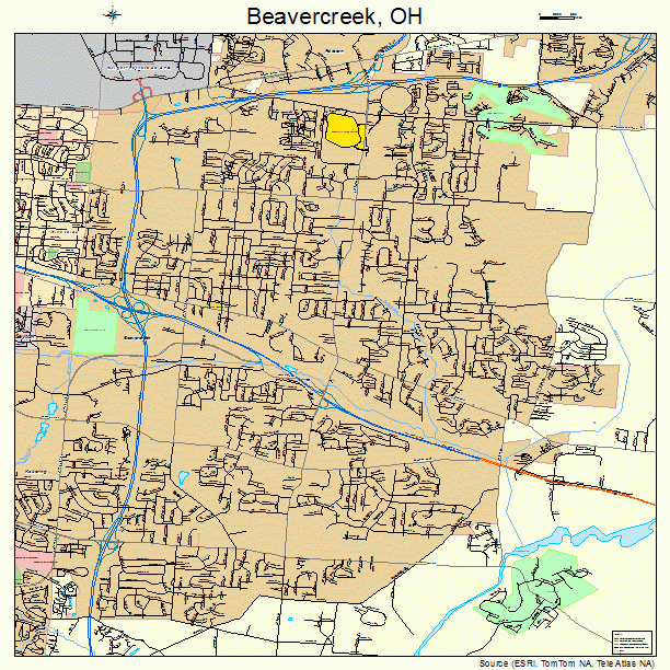 Beavercreek, OH street map