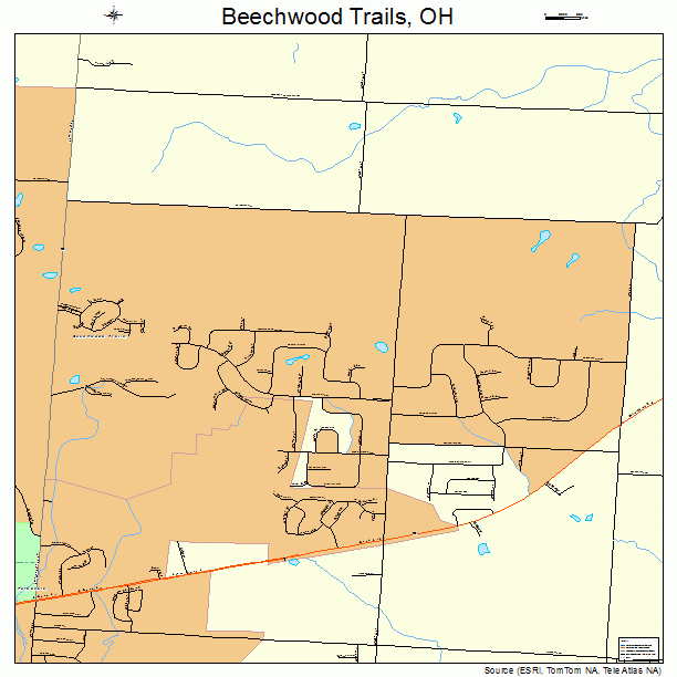 Beechwood Trails, OH street map