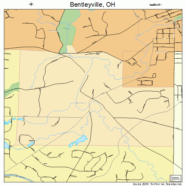 Bentleyville, OH street map