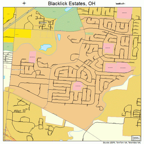 Blacklick Estates, OH street map
