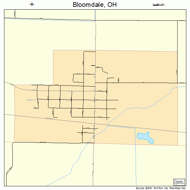 Bloomdale, OH street map