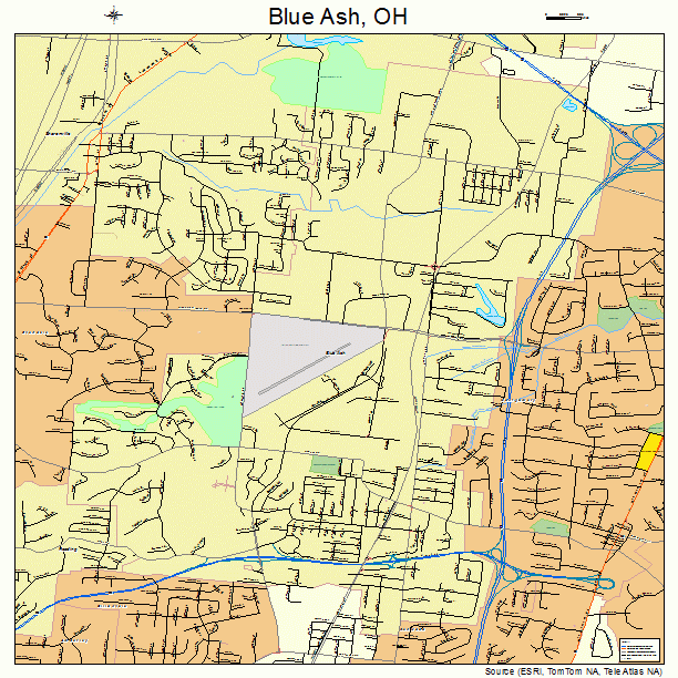 Blue Ash, OH street map