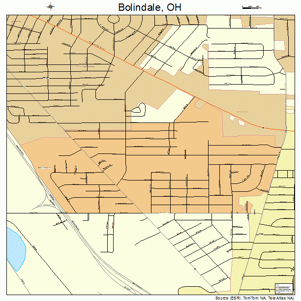 Bolindale, OH street map