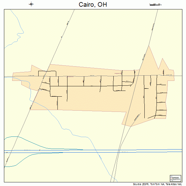 Cairo, OH street map