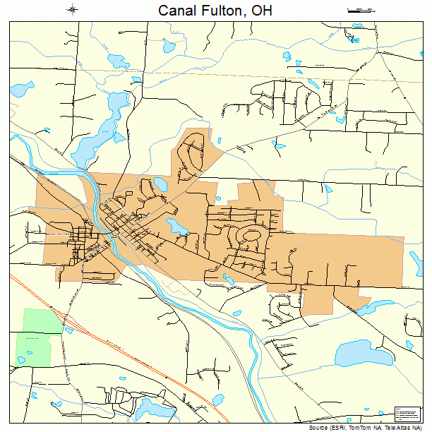 Canal Fulton, OH street map