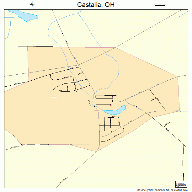 Castalia, OH street map