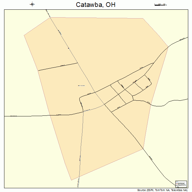 Catawba, OH street map