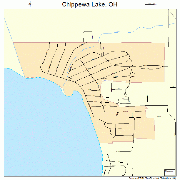 Chippewa Lake, OH street map