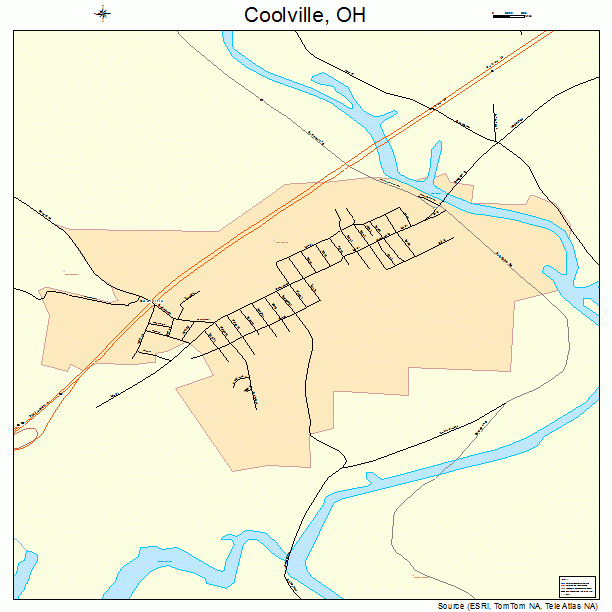 Coolville, OH street map