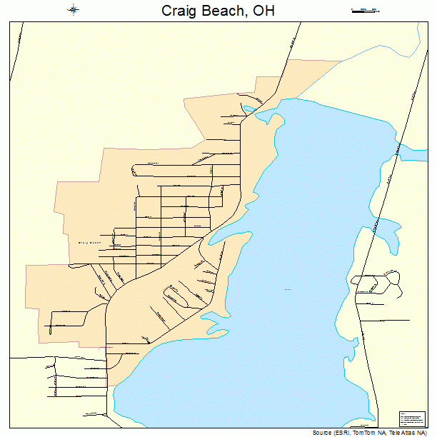 Craig Beach, OH street map