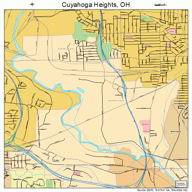 Cuyahoga Heights, OH street map