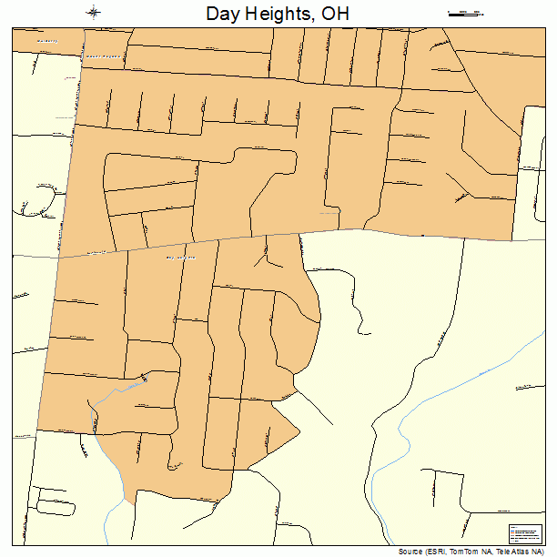 Day Heights, OH street map