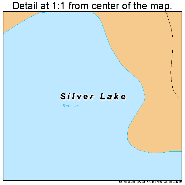 Silver Lake, Ohio road map detail