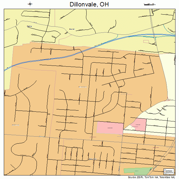 Dillonvale, OH street map
