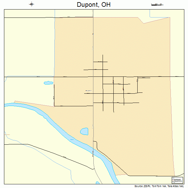 Dupont, OH street map