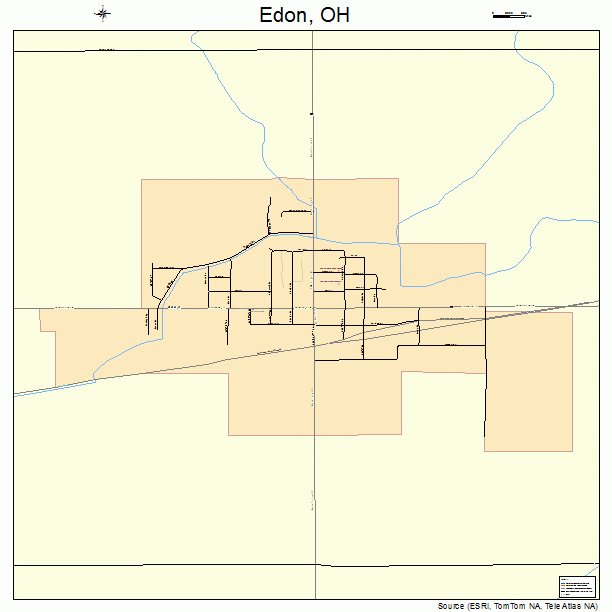 Edon, OH street map