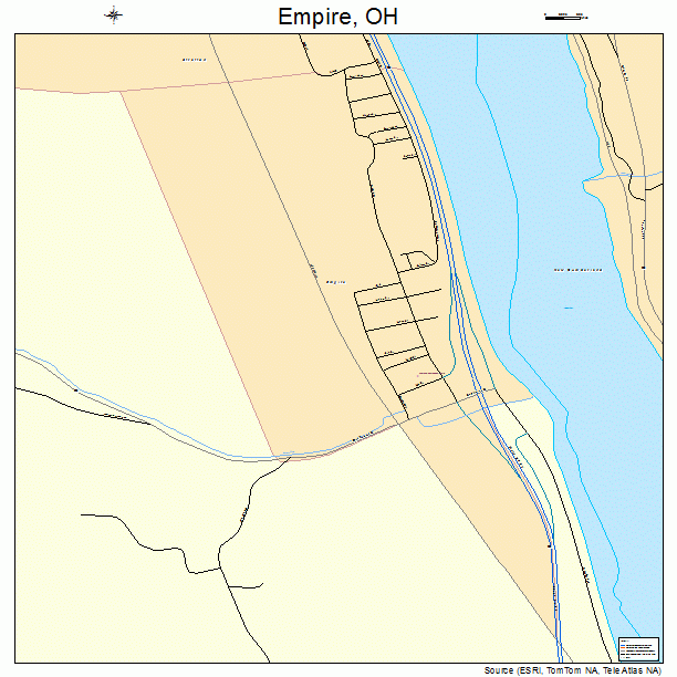 Empire, OH street map