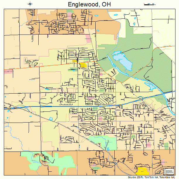 Englewood, OH street map