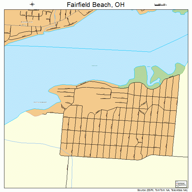 Fairfield Beach, OH street map