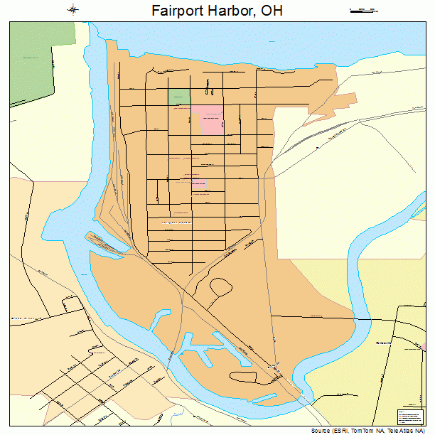 Fairport Harbor, OH street map