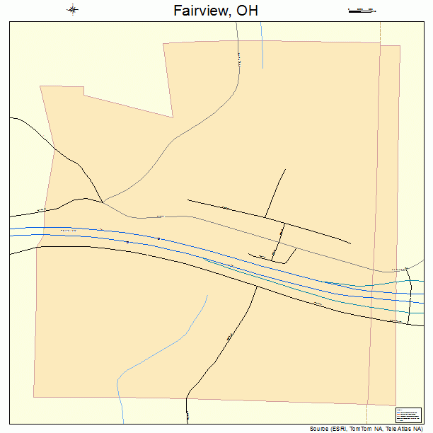 Fairview, OH street map