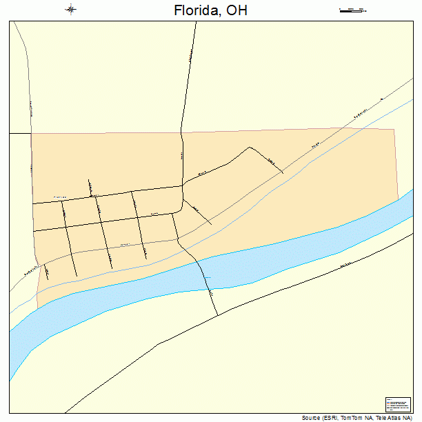 Florida, OH street map