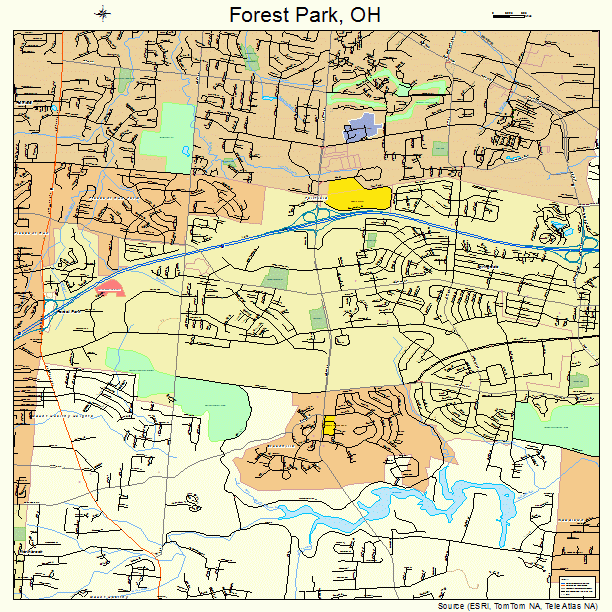 Forest Park, OH street map