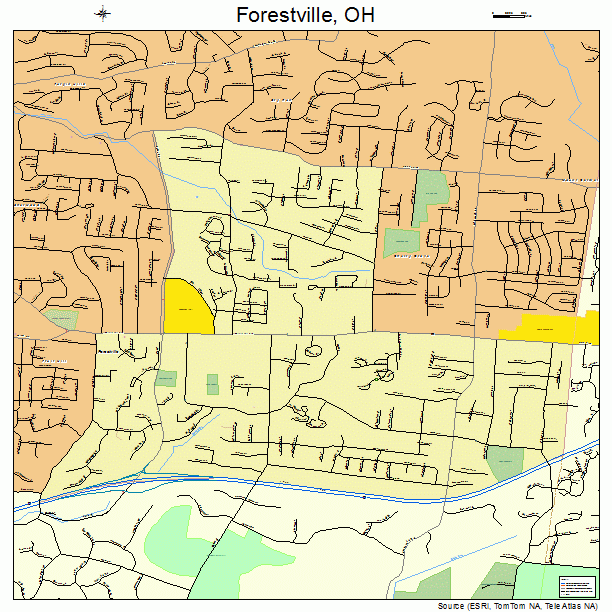 Forestville, OH street map