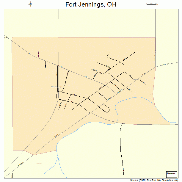 Fort Jennings, OH street map