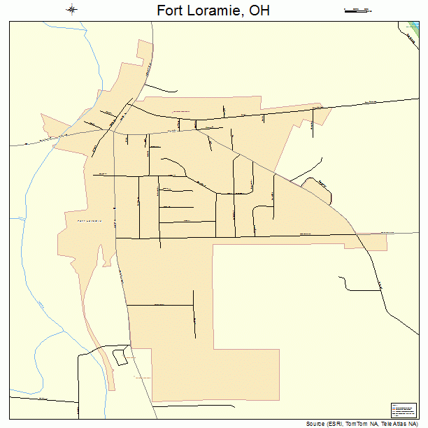 Fort Loramie, OH street map