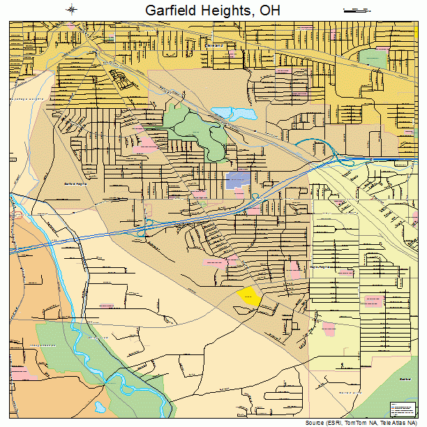 Garfield Heights, OH street map