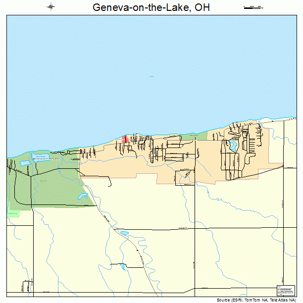 Geneva-on-the-Lake, OH street map