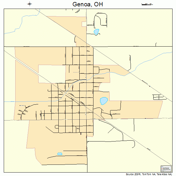 Genoa, OH street map