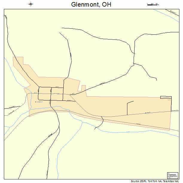 Glenmont, OH street map