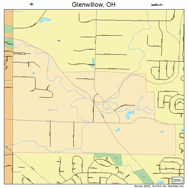 Glenwillow, OH street map
