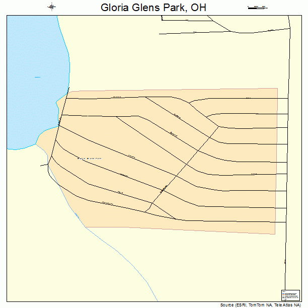 Gloria Glens Park, OH street map
