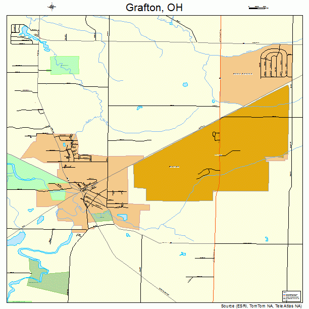 Grafton, OH street map