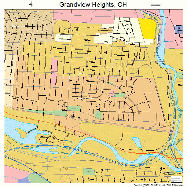 Grandview Heights, OH street map