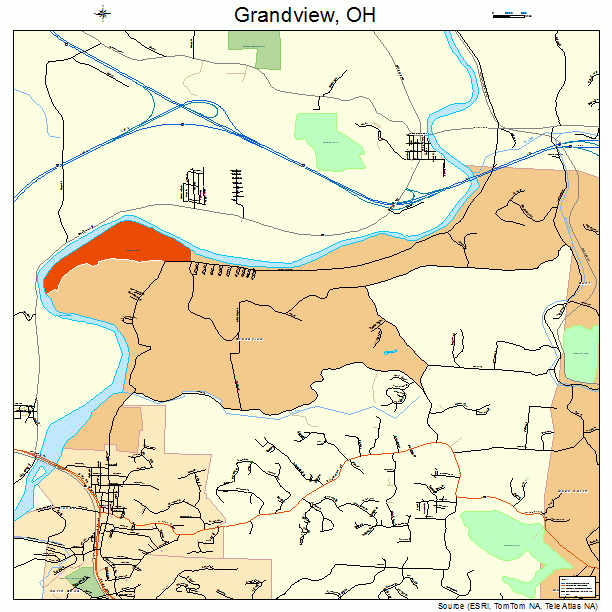 Grandview, OH street map