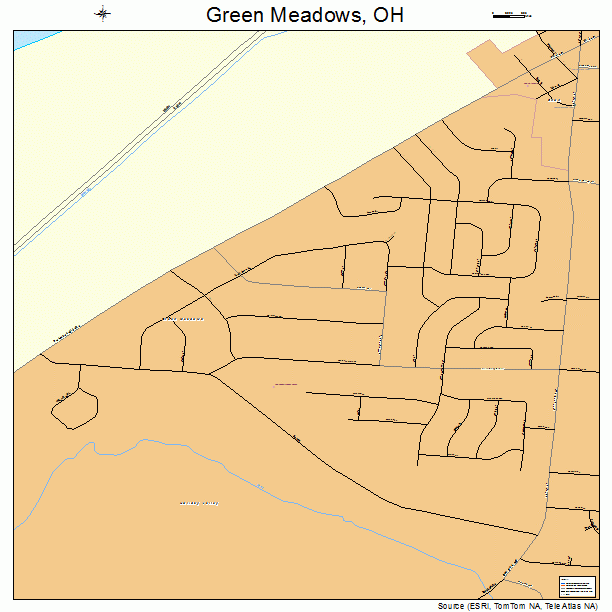 Green Meadows, OH street map