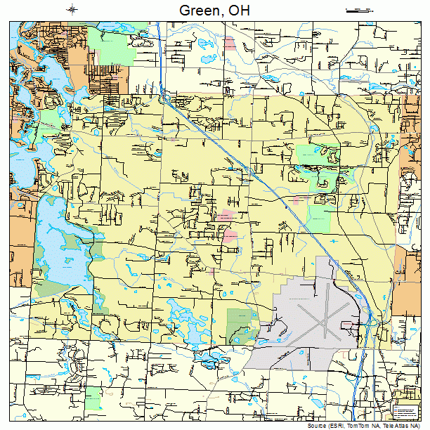 Green, OH street map