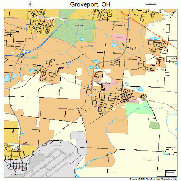 Groveport, OH street map