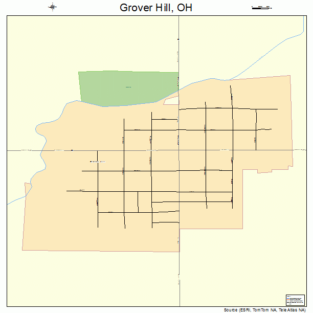 Grover Hill, OH street map