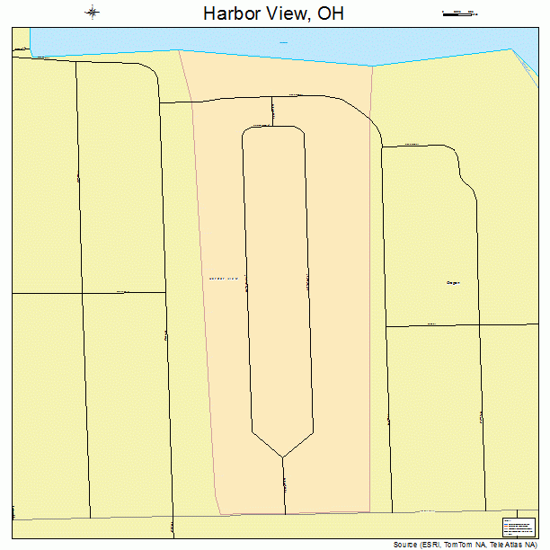 Harbor View, OH street map