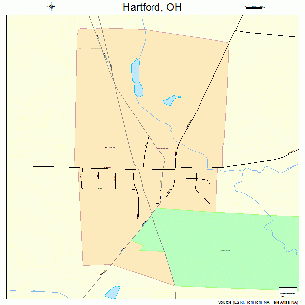 Hartford, OH street map