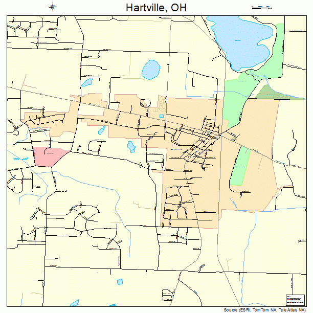Hartville, OH street map